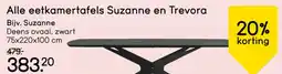 Leen Bakker Eetkamertafels Suzanne aanbieding