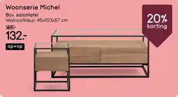 Leen Bakker Woonserie Michel Salontafel aanbieding