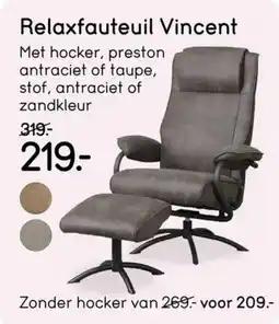 Leen Bakker Relaxfauteuil Vincent aanbieding