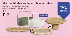 Leen Bakker Alle dienbladen en decoratieve schalen aanbieding