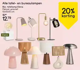 Leen Bakker Alle tafel en bureaulampen aanbieding