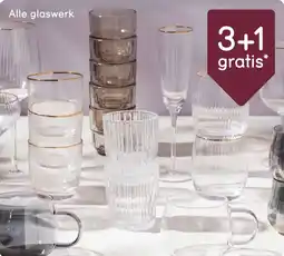 Leen Bakker Alle glaswerk aanbieding