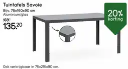 Leen Bakker Tuintafels Savoie aanbieding