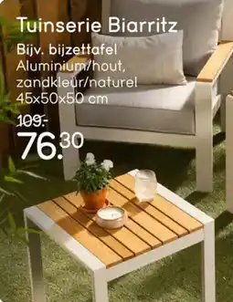 Leen Bakker Tuinserie Biarritz bijzettafel aanbieding