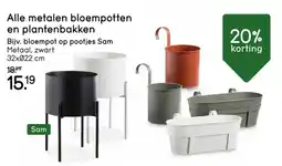 Leen Bakker Alle metalen bloempotten en plantenbakken aanbieding