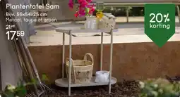 Leen Bakker Plantentafel Sam aanbieding