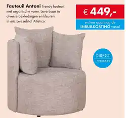Woonsquare Fauteuil Antoni aanbieding