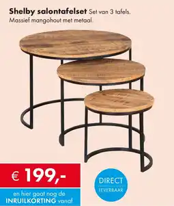 Shelby salontafelset