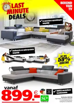 Seats and Sofas Hoeksalon BOSTON aanbieding