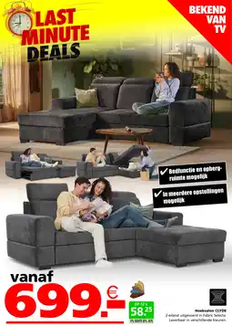 Seats and Sofas Hoeksalon CLYDE aanbieding