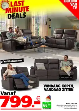 Seats and Sofas Model KINGSTON aanbieding