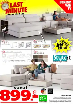 Seats and Sofas Model creation aanbieding
