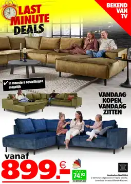 Seats and Sofas Hoeksalon MANILLA aanbieding