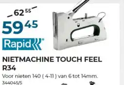 Meno Pro Nietmachine touch feel R34 aanbieding