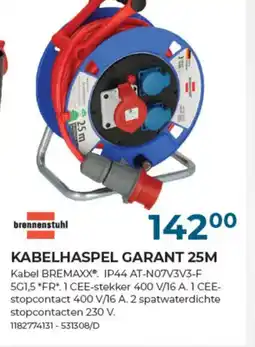 Meno Pro KABELHASPEL GARANT 25M aanbieding
