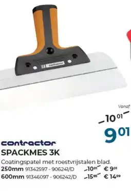 Meno Pro contractor SPACKMES 3K aanbieding