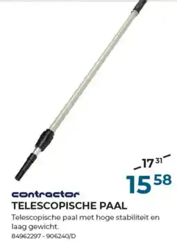 Meno Pro contractor TELESCOPISCHE PAAL aanbieding