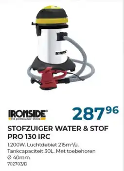 Meno Pro STOFZUIGER WATER & STOF PRO 130 IRC aanbieding