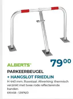 Meno Pro ALBERTS PARKEERBEUGEL + HANGSLOT FRIEDLIN aanbieding