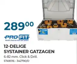 Meno Pro PRO-FIT 12-DELIGE SYSTAINER GATZAGEN aanbieding