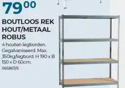 Meno Pro Boutloos rek hout/metaal robus aanbieding
