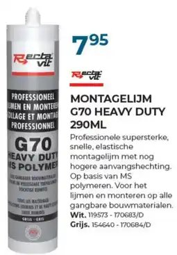 Meno Pro Montagelijm g70 heavy duty aanbieding