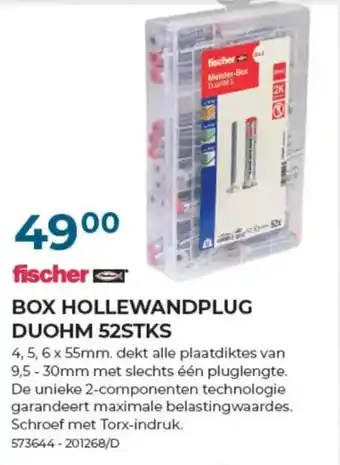 Meno Pro BOX HOLLEWANDPLUG DUOHM 52STKS aanbieding