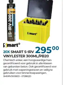 Meno Pro Smart 20X SMART S-IRV 29500 VINYLESTER 300ML/PB20 aanbieding