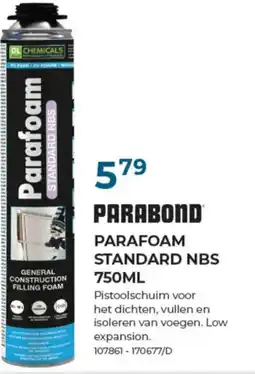 Meno Pro PARABOND PARAFOAM STANDARD NBS aanbieding