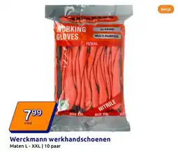 Action Werckmann werkhandschoenen aanbieding