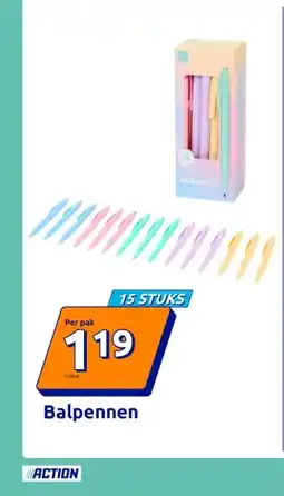 Action Balpennen aanbieding