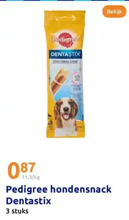 Action Pedigree hondensnack Dentastix aanbieding