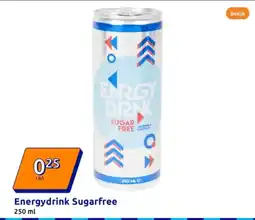 Action Energydrink Sugarfree aanbieding