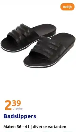 Action Badslippers aanbieding