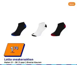 Action Lotto sneakersokken aanbieding