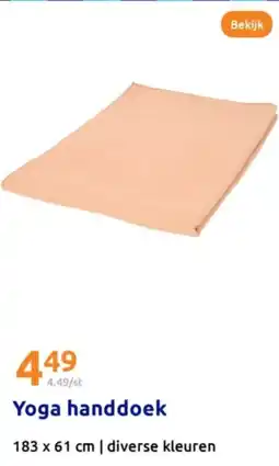 Action Yoga handdoek aanbieding