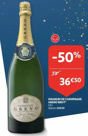 Auchan Magnum de champagne greno brut aanbieding