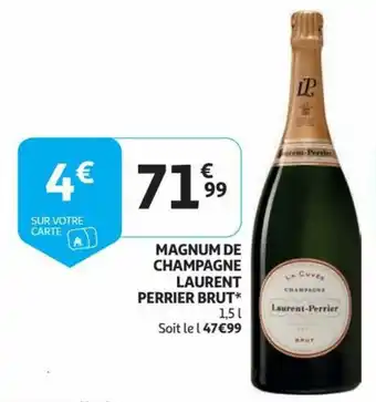 Auchan Magnum de champagne laurent peppier brut aanbieding