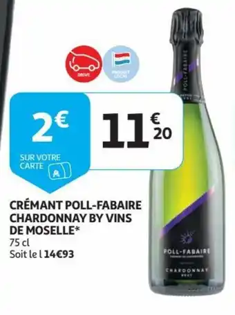 Cremant poll-fabaire chardonnary by vins de moselle