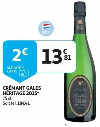 Cremant gales heritage 2015