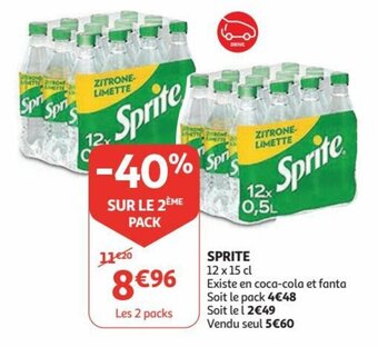 Auchan Sprite aanbieding