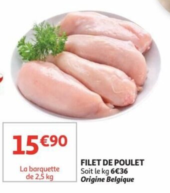 Auchan Filet de poulet aanbieding