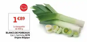 Auchan Blanc de poireaux aanbieding