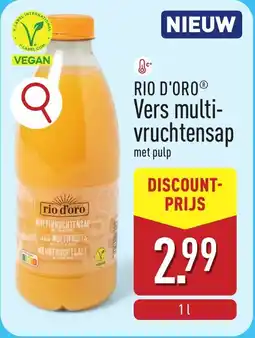 ALDI Rio d'oro vers multi-vruchtensap aanbieding