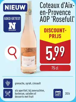 ALDI Coteaux d'Aix en Provence AOP 'Rosefull' aanbieding