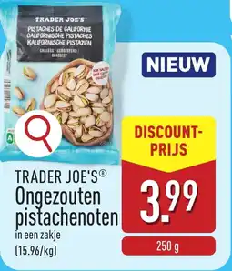ALDI Trader Joe's Ongezouten pistachenoten aanbieding