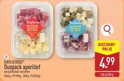 ALDI Daylicious Duopack aperitief aanbieding