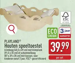 ALDI Playland Houten speeltoestel aanbieding
