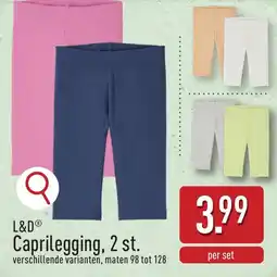 ALDI L&D Caprilegging aanbieding