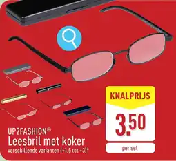 ALDI UP2FASHION Leesbril met koker aanbieding